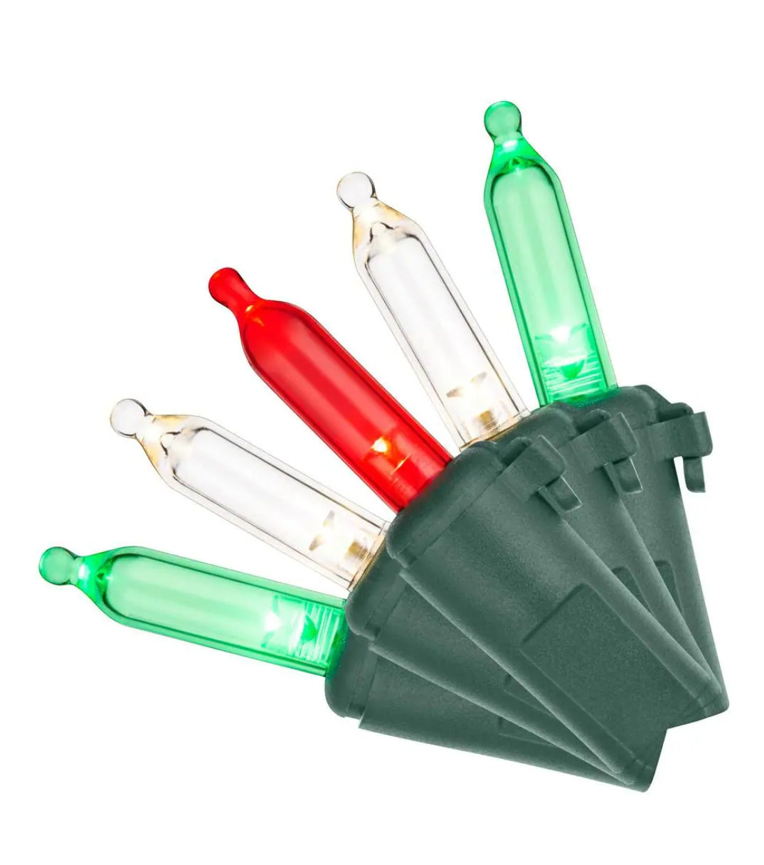 100 Mini LED String Lights with Green Wire