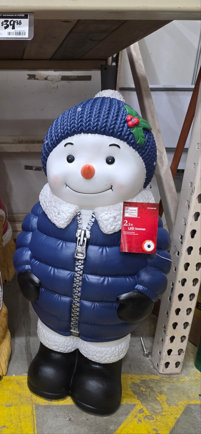 2.5 ft LED Snowman