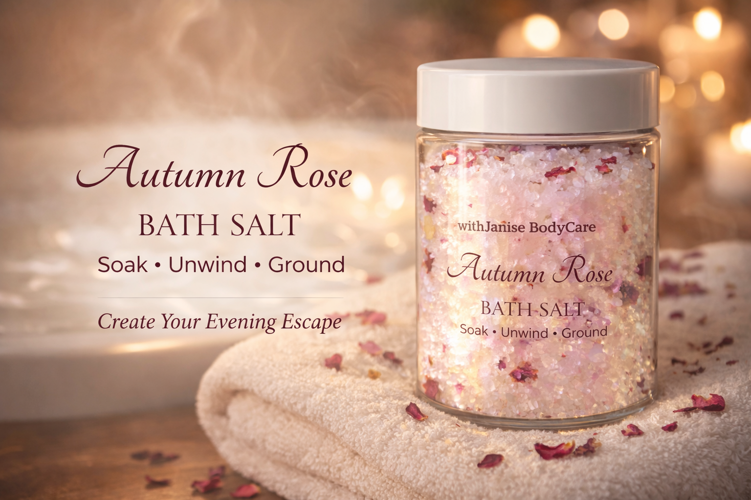 Autumn Rose Bath Salt
