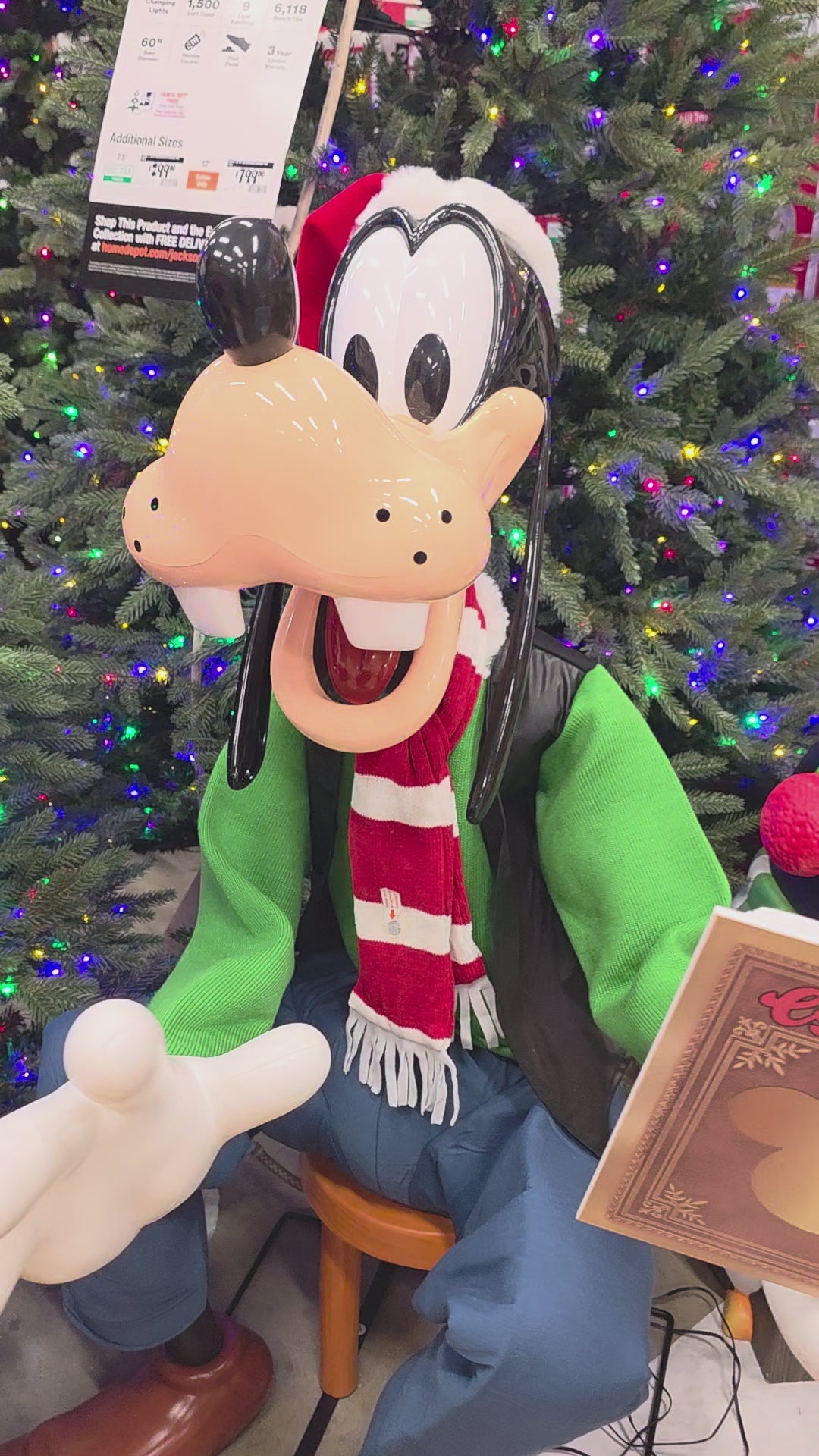 4 ft. Animated Holiday Goofy