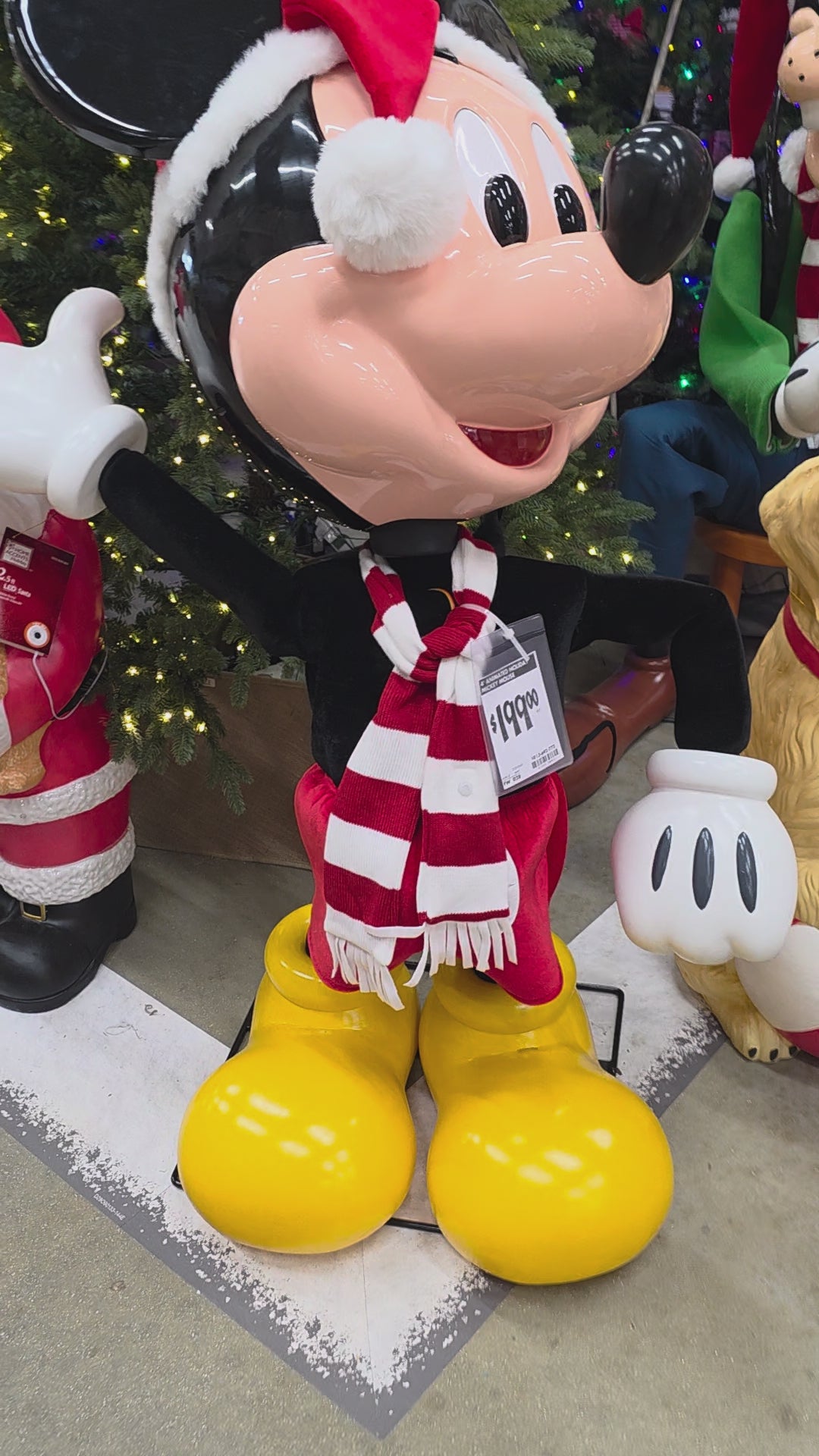 4 ft. Animated Holiday Mickey Mouse