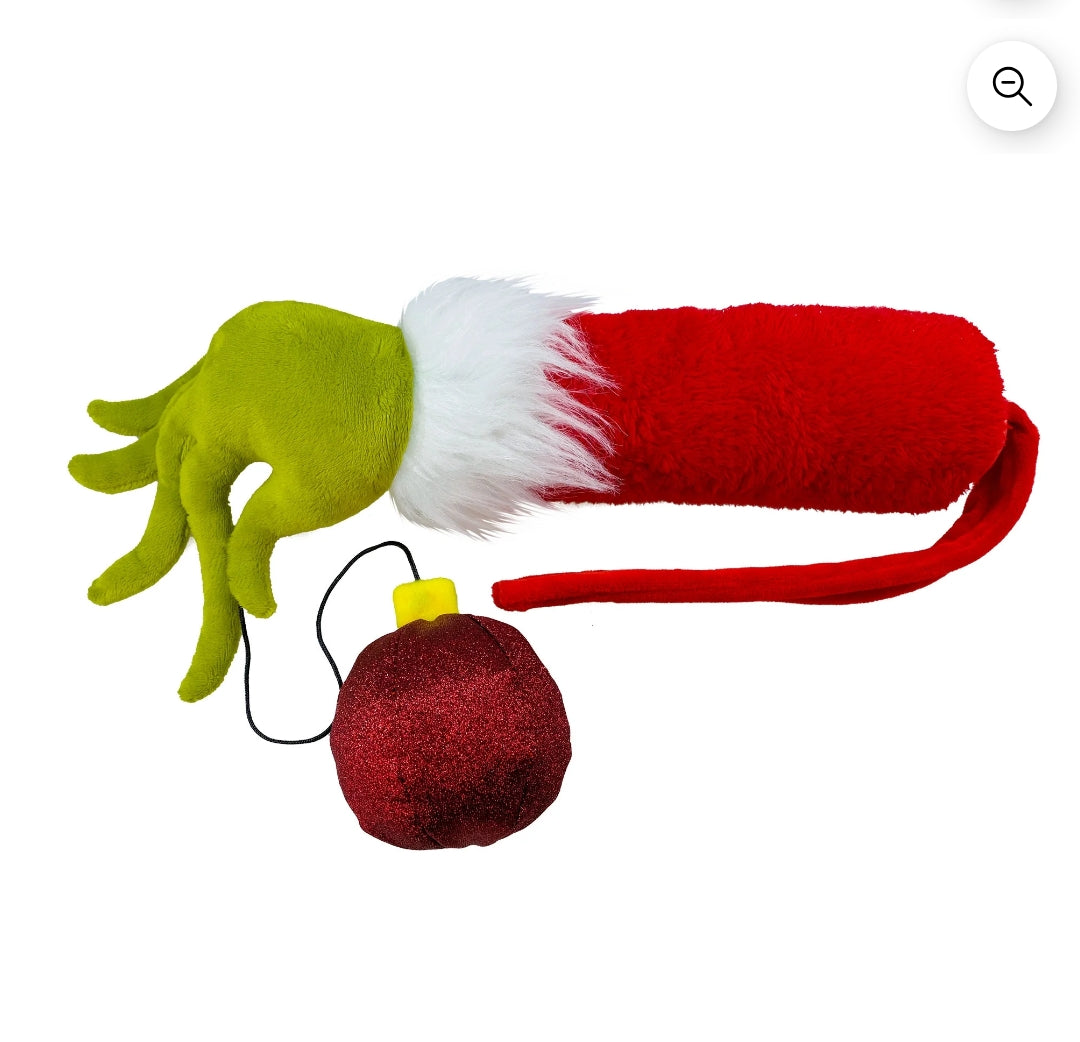 Dr. Seuss The Grinch Hand Holding Ornament Christmas Tree Decoration