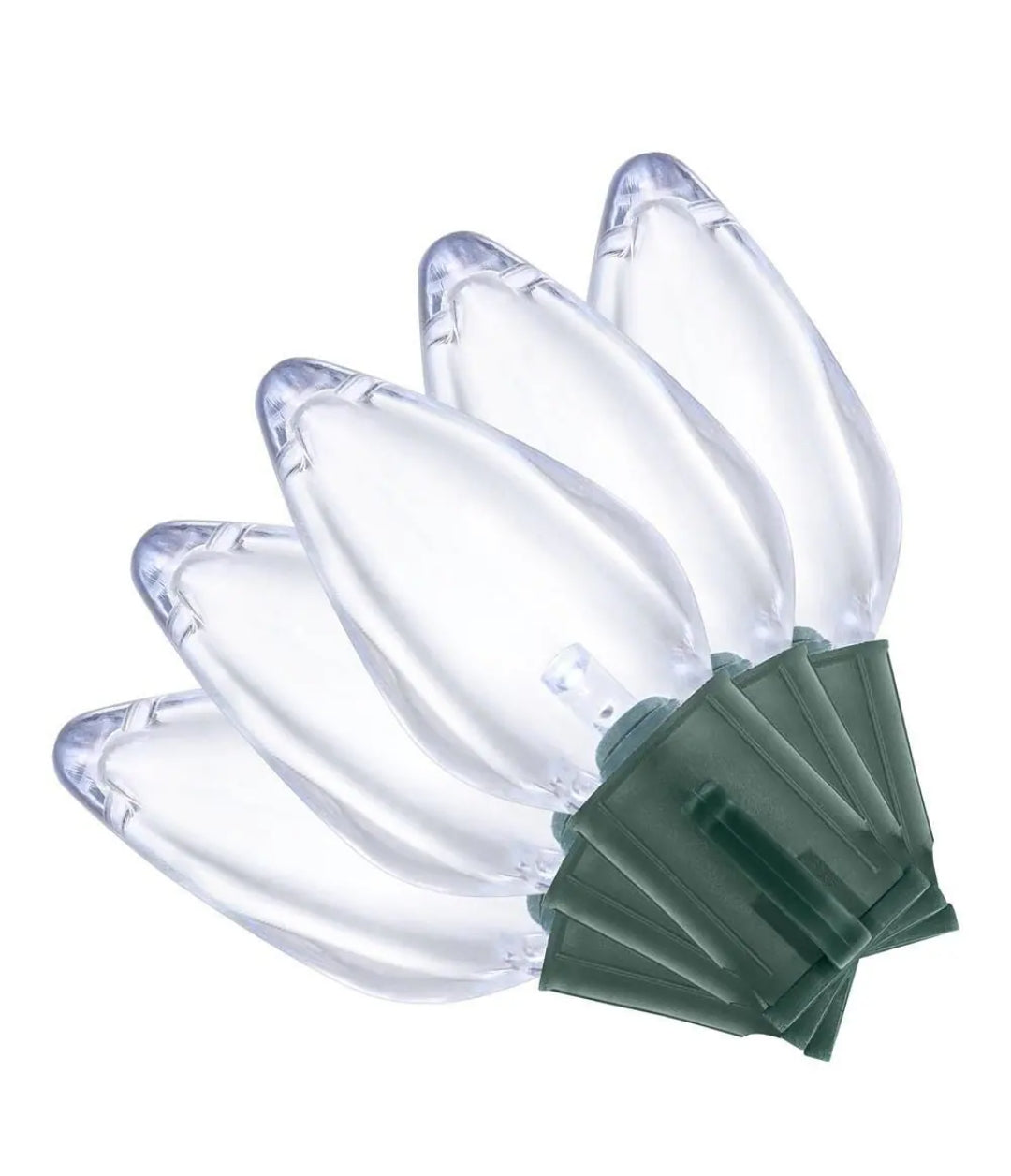 25 Cool White C9 LED Lights