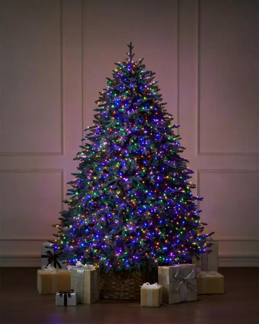 7.5 ft. Yorkshire Twinkling Fir LED Pre-Lit Artificial Christmas Tree T35