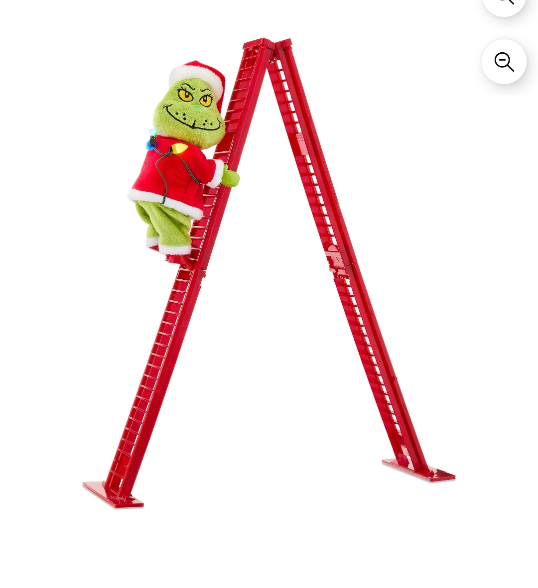 GRINCH 17" Animated Tabletop Climber Decoration