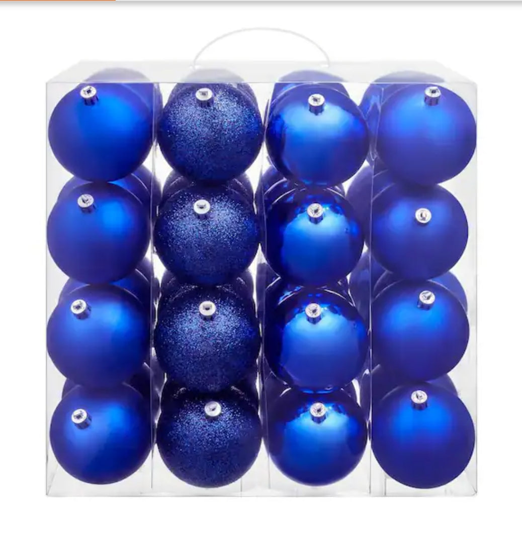 48-Piece Shatter-Resistant Ornaments