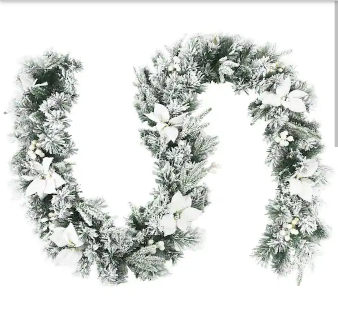 9 ft. Pre-Lit Artificial Christmas Garland
