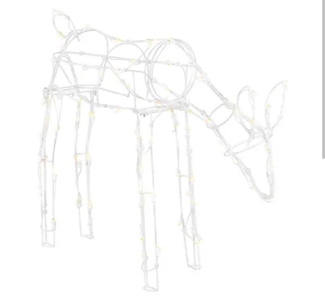 3 ft. LED Wire Doe Holiday Yard Decoration
