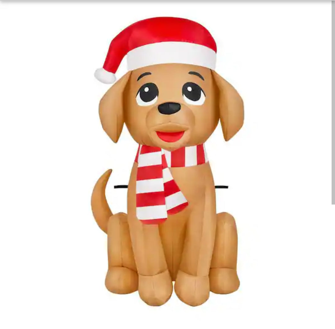3.5 ft LED Golden Retriever