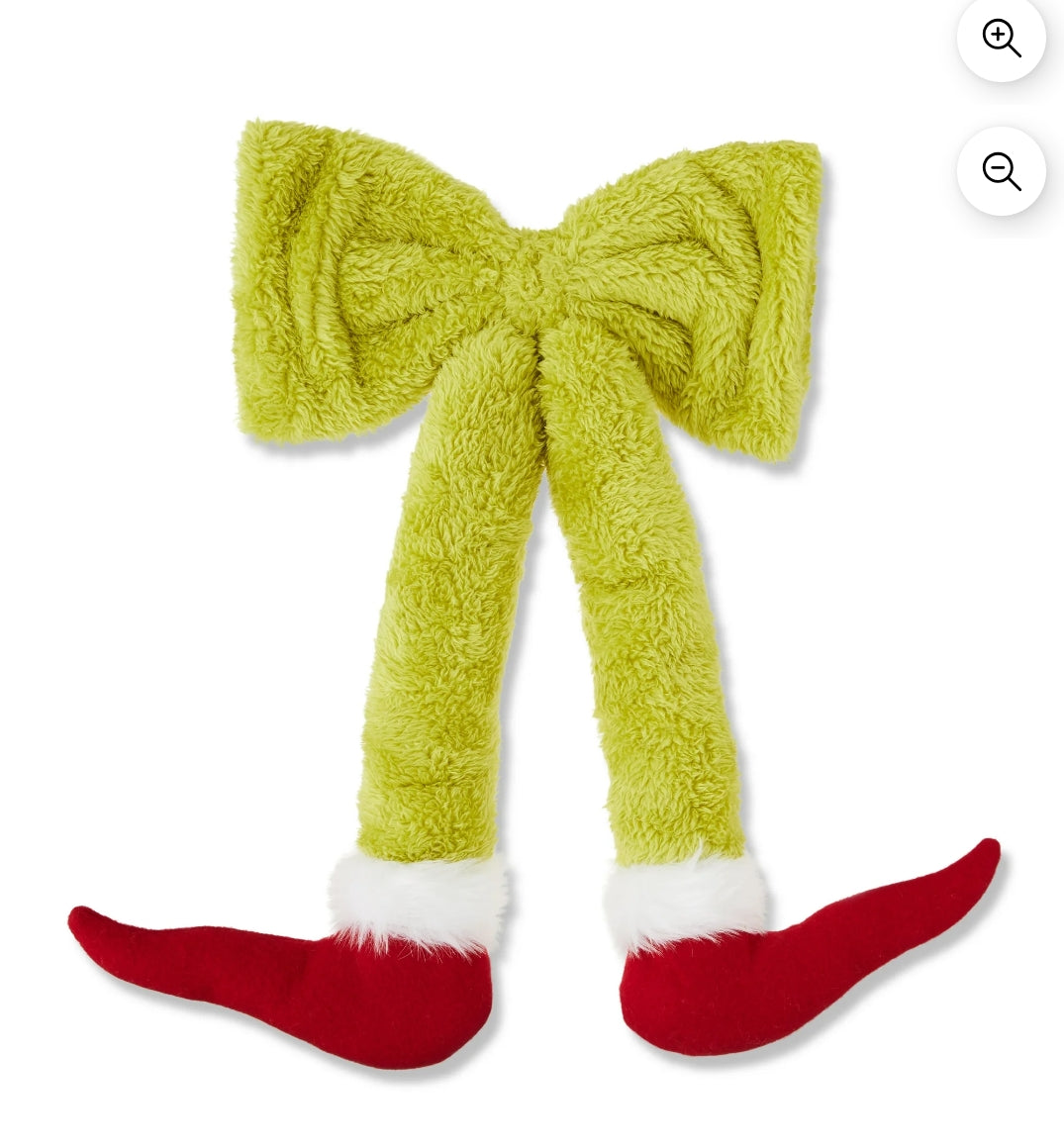 Dr. Seuss' How the Grinch Stole Christmas Hanging Green Bow Grinch Legs Door Decoration