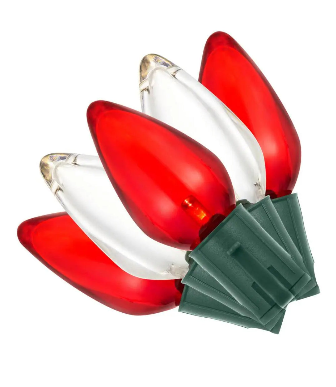 100 Count Steady Lit Super-Bright C9 LED Lights