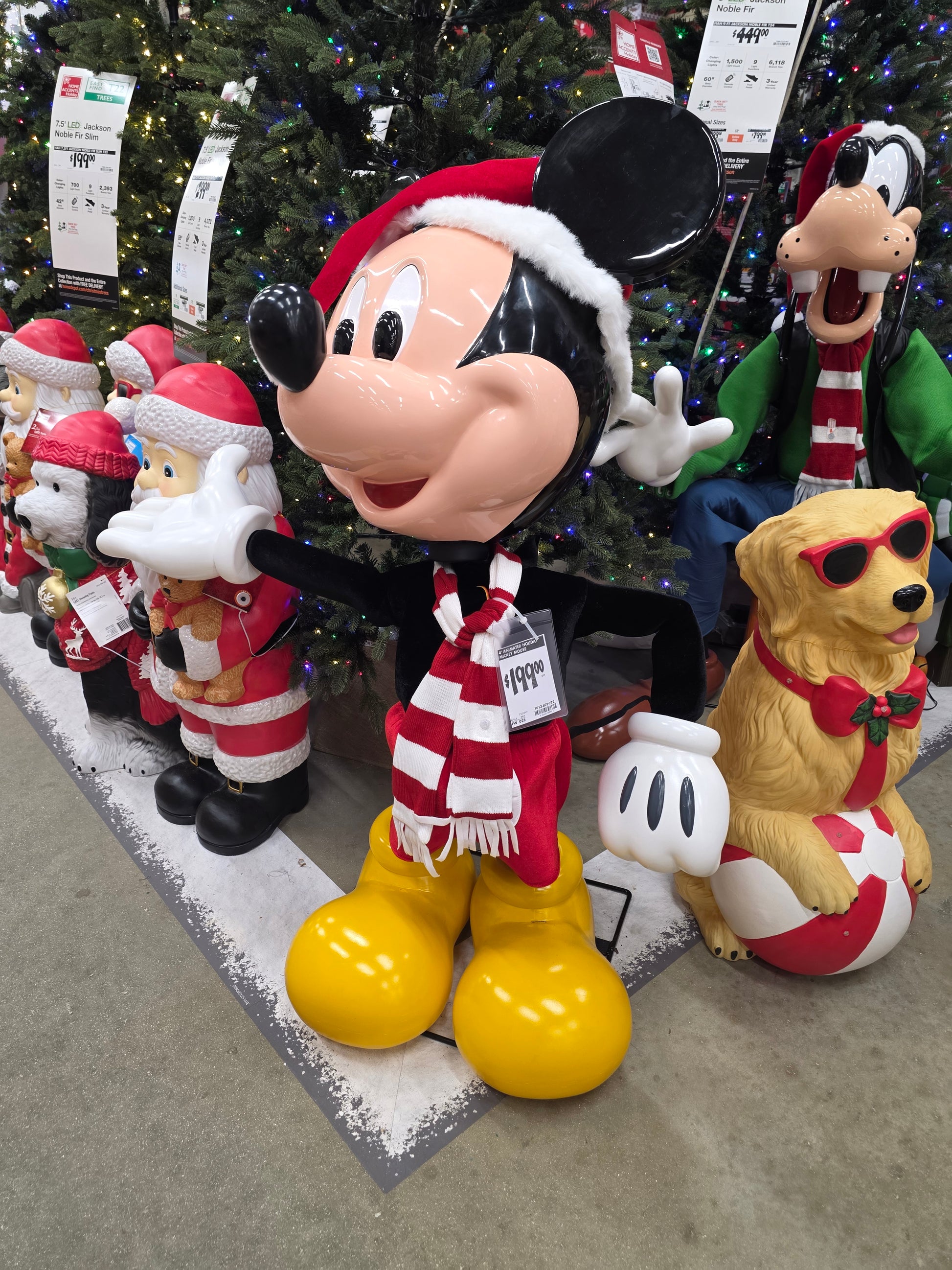 4 ft. Animated Holiday Mickey Mouse