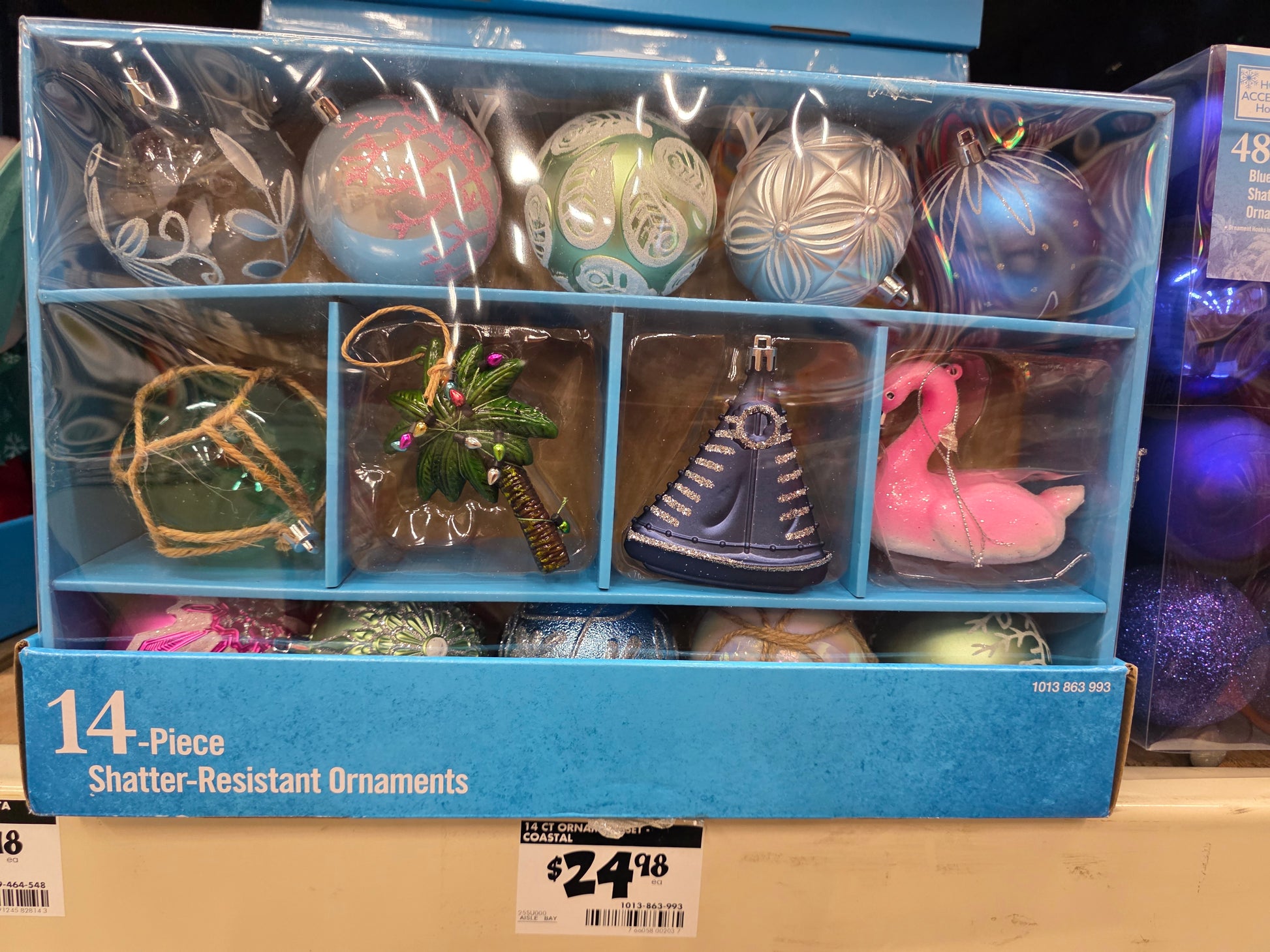 14-Piece Shatter-Resistant Ornaments