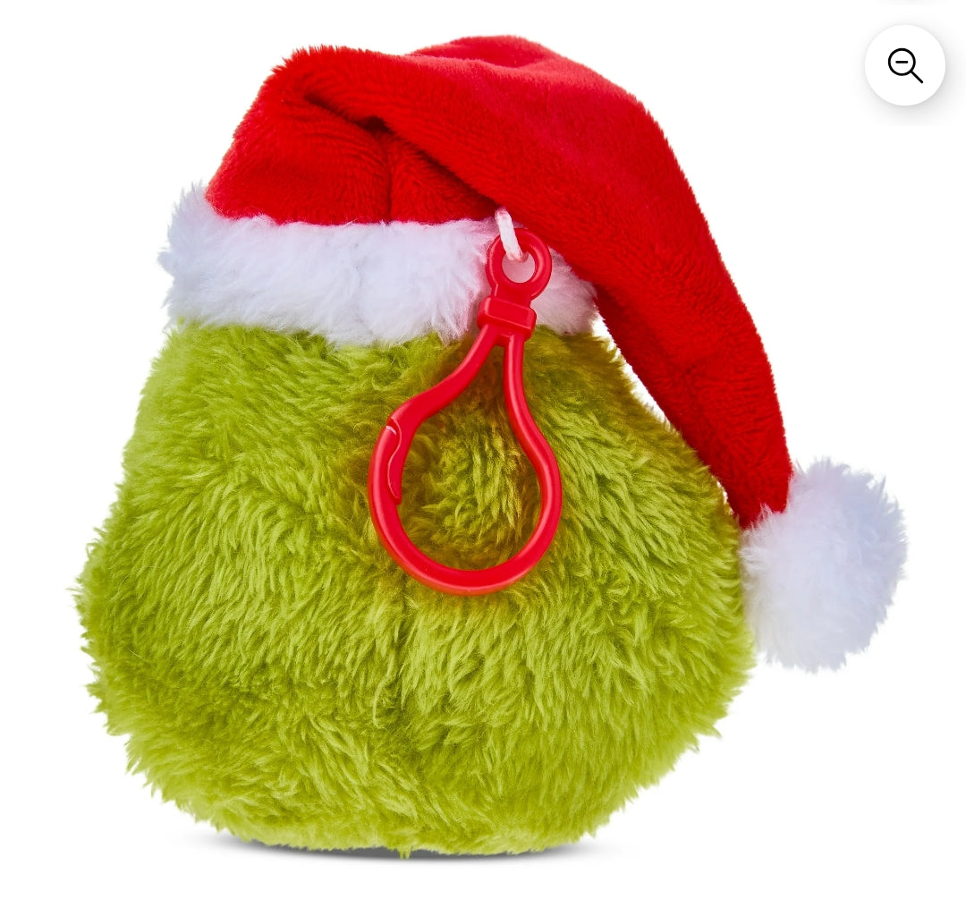 Dr Seuss' "The Grinch Who Stole Christmas", Grinch Plush Clip-on,