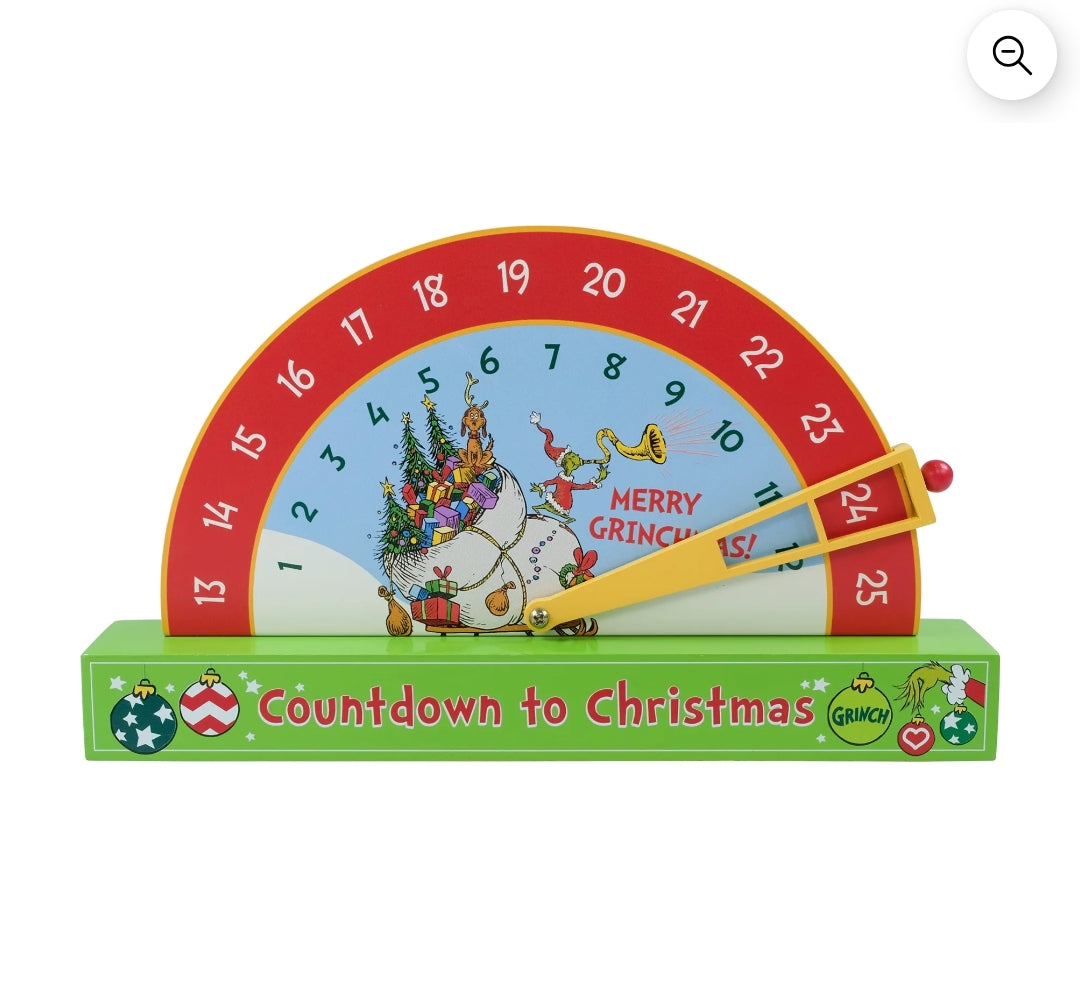 DC Grinch MDF Countdown Calendar