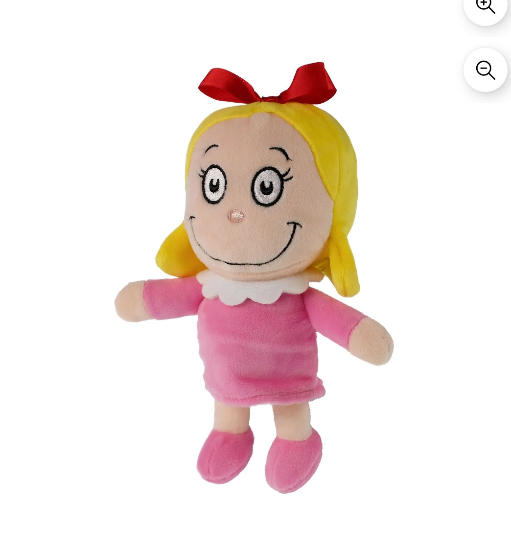 How the Grinch Stole Christmas CIndy-Lou Christmas Plush, 8 inches Tall