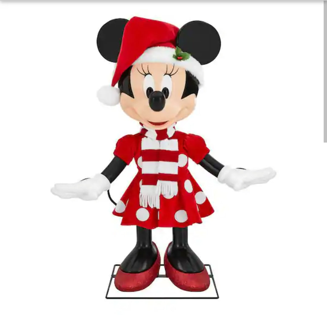 4 ft. Animated Holiday Minnie Mouse