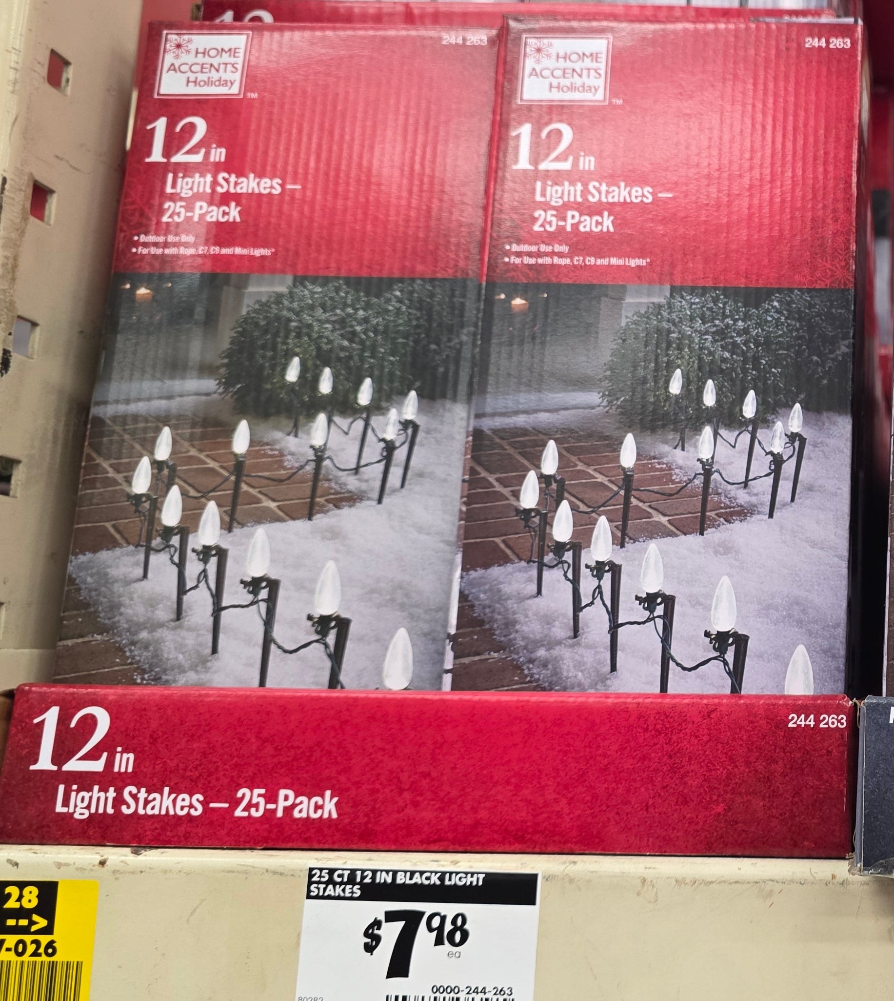 12 in. Light Stakes (25-Pack)