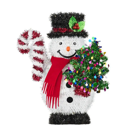 12 in Tinsel Snowman