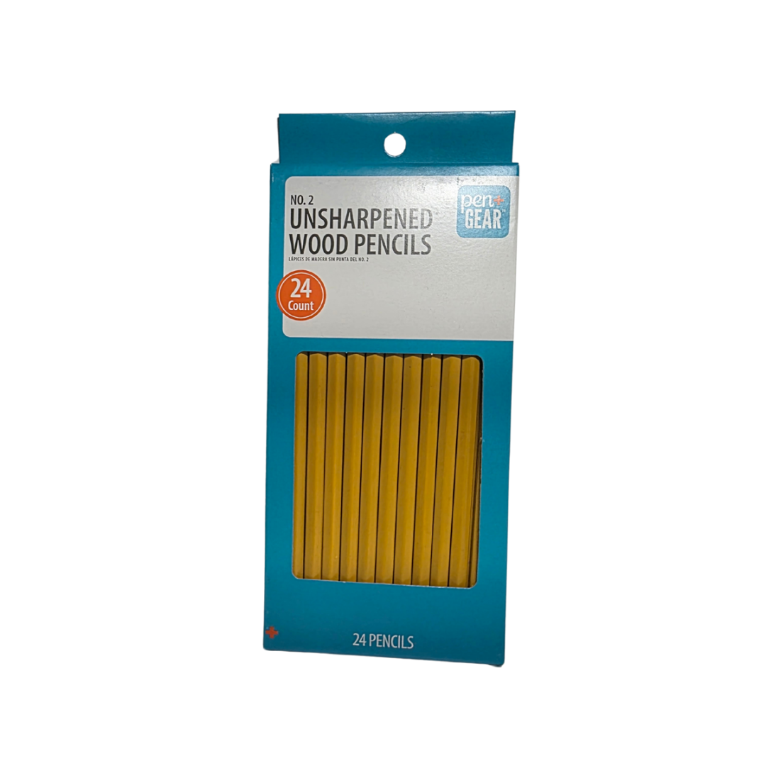 Unsharpened Wood Pencils
