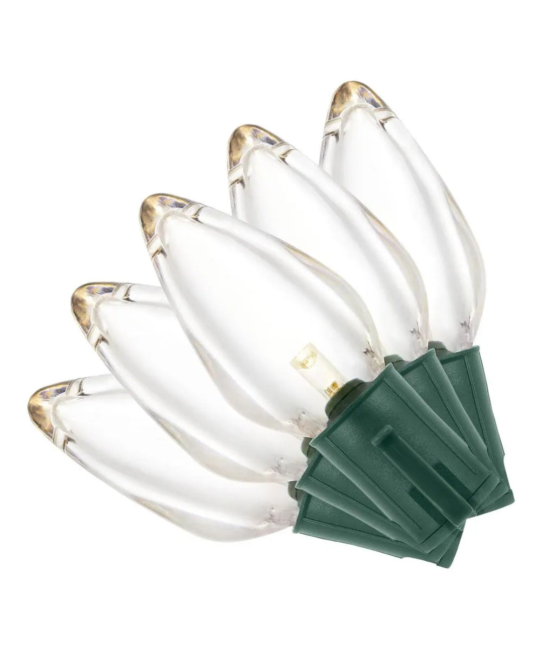 100 Count Steady Lit Super-Bright C9 LED Lights