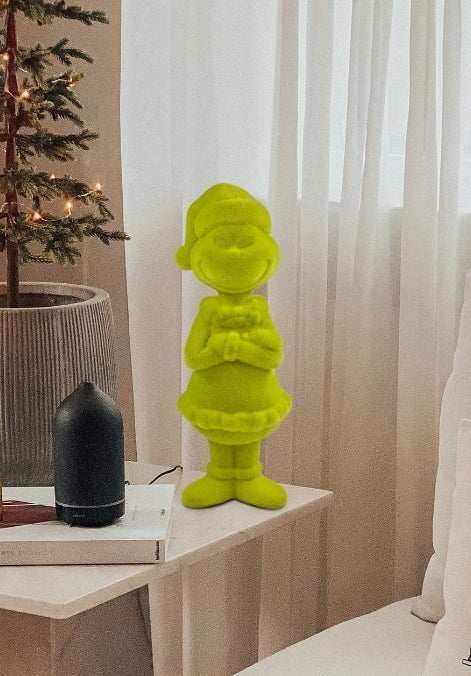 Grinch 11 inch Flocked Figure