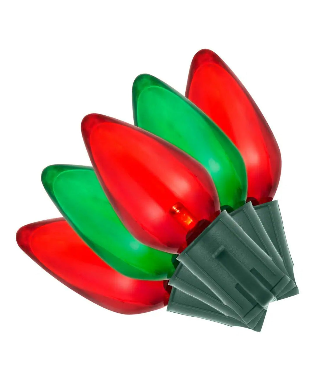 100 Count Steady Lit Super-Bright C9 LED Lights