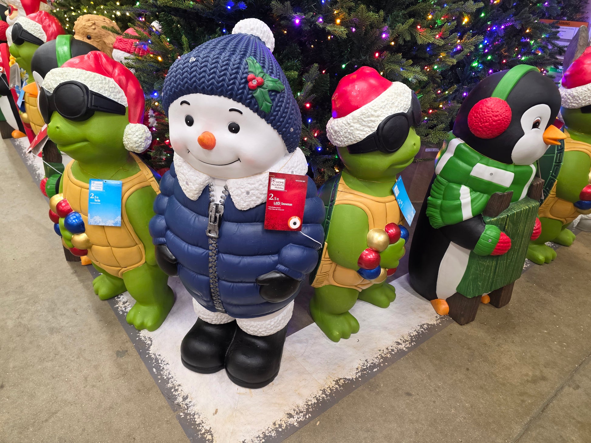 2.5 ft LED Snowman