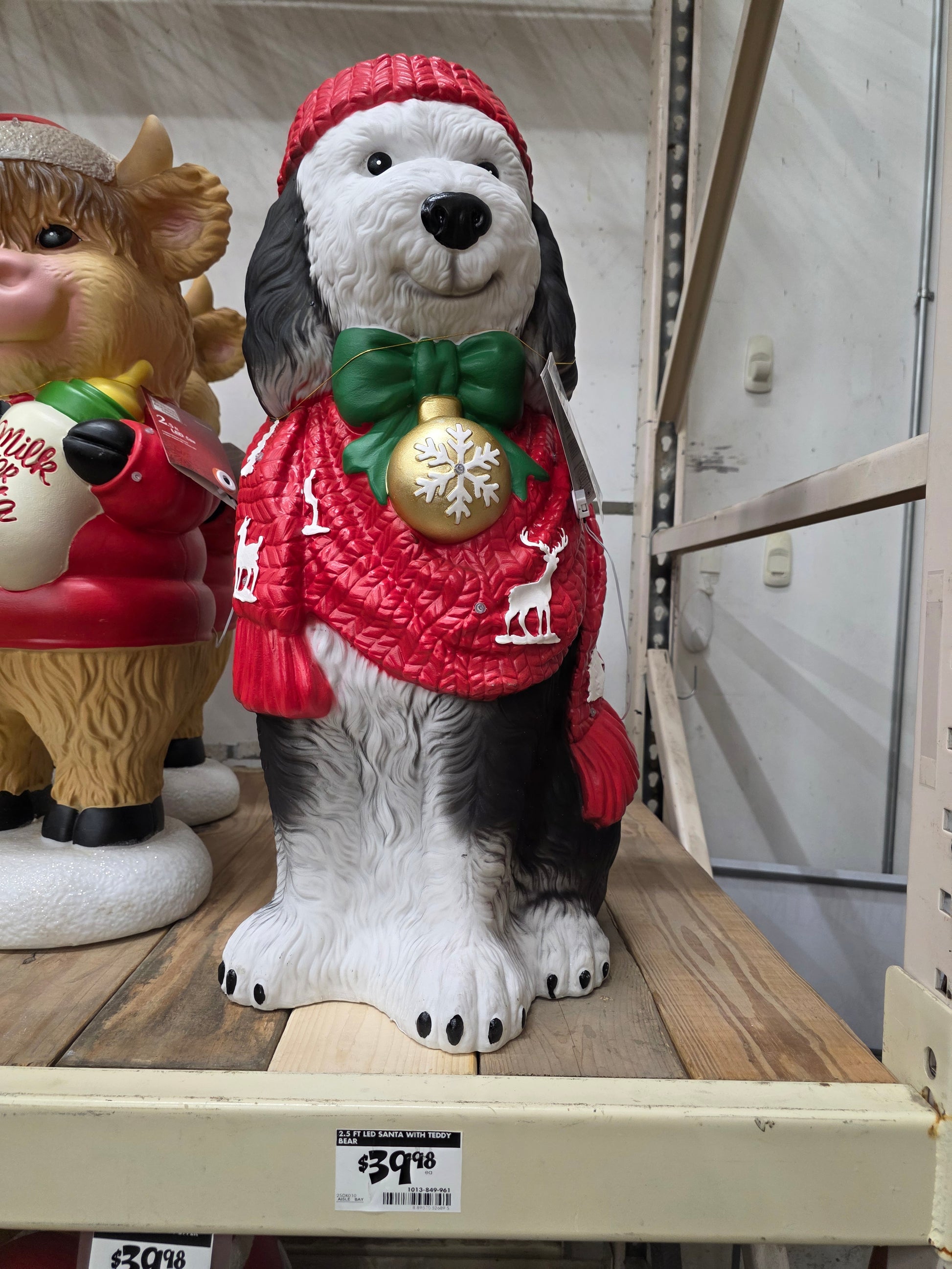 2.5 ft LED Sheepdog Puppy