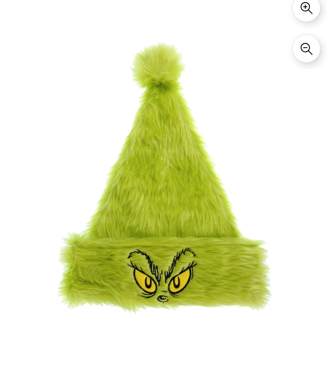 Dr. Seuss How the Grinch Stole Christmas Furry Green Grinch Party Hat
